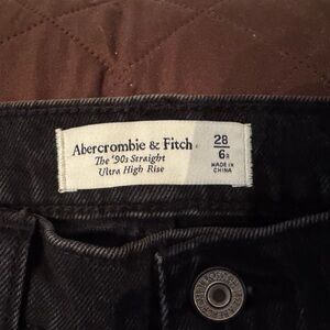 Abercrombie & Fitch Dark Gray '90s Straight Jeans